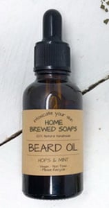 زيت BEARD OIL HOPS & MINT من HOME BREWED SOAPS