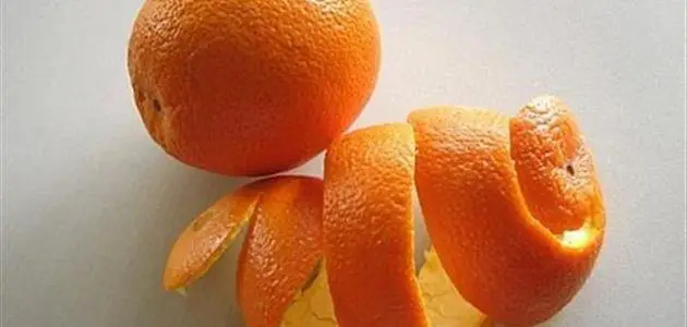 استخدامات قشر البرتقال المجفف