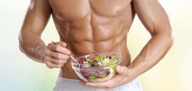 جدول غذائي للتنشيف وبناء العضلات