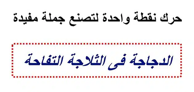 حل لغز الدجاجة في الثلاجة التفاحة