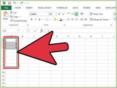 طريقة عمل الترقيم التلقائي في الexcel