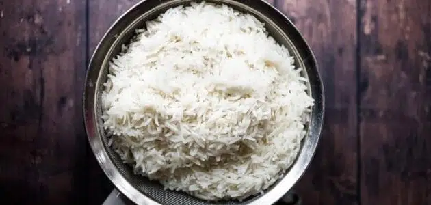 طريقة عمل الأرز البسمتي الأبيض