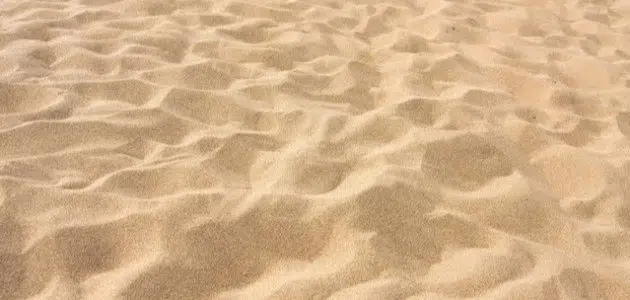 خصائص الرمل