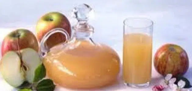 مكونات خل التفاح